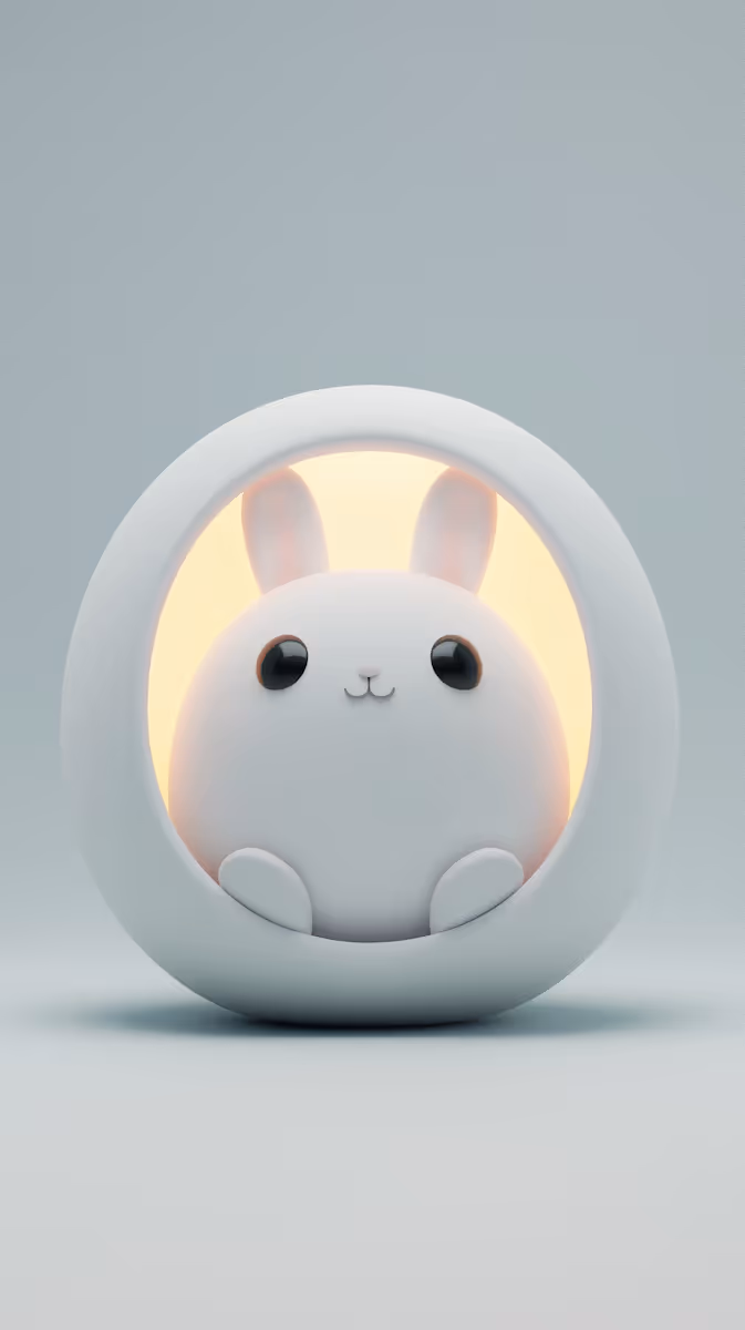  Minimalist Bunny Render