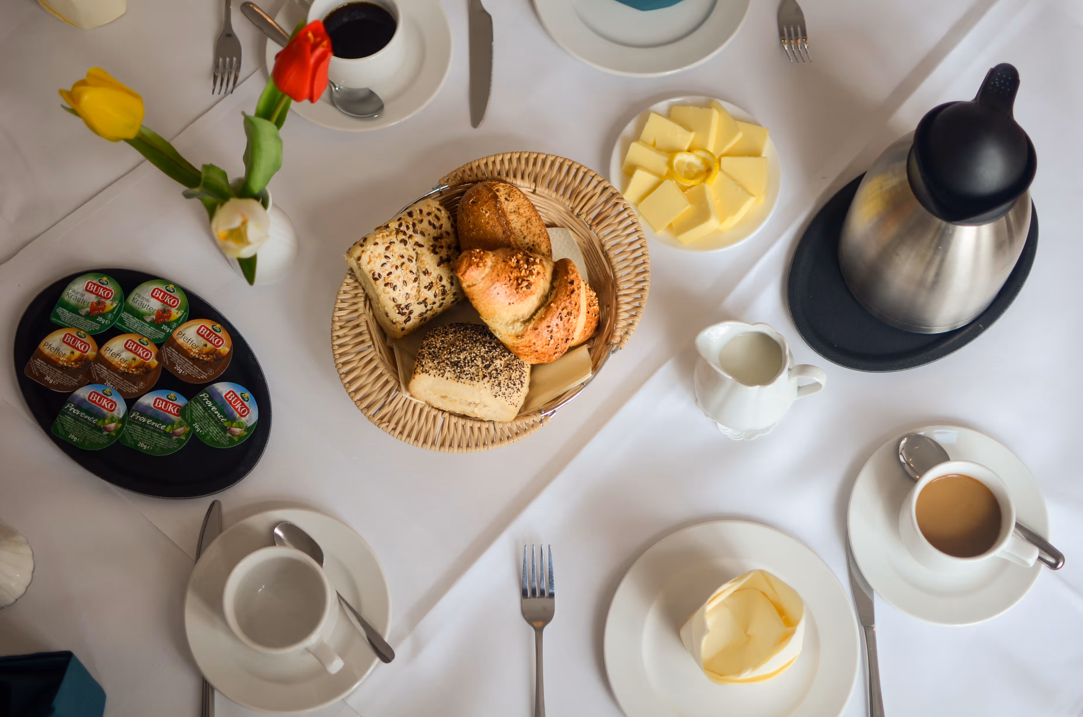 Frühstück im Hotel Alina in Wiesbaden Mainz