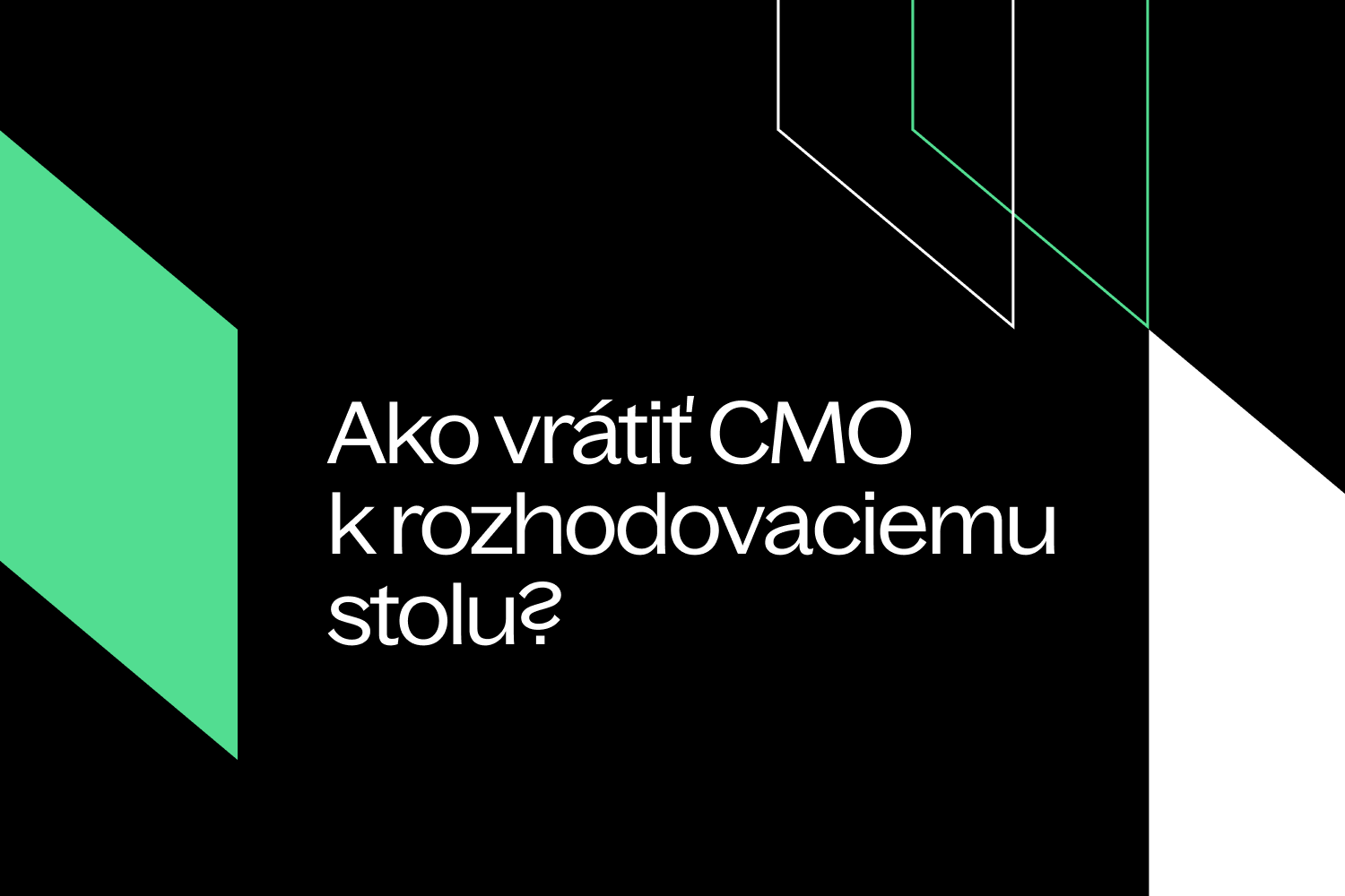 The CMO at the same table as the CFO