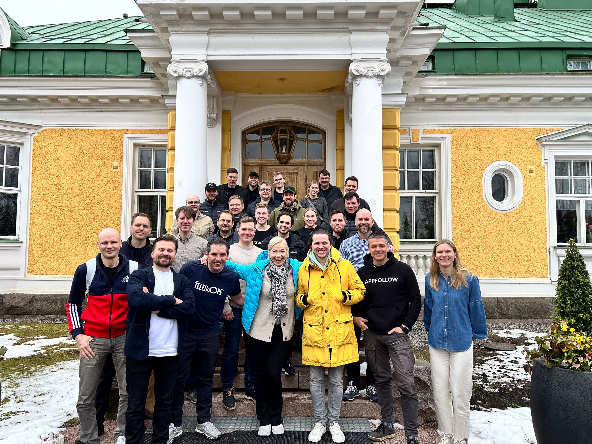 Portfolio retreat group photo