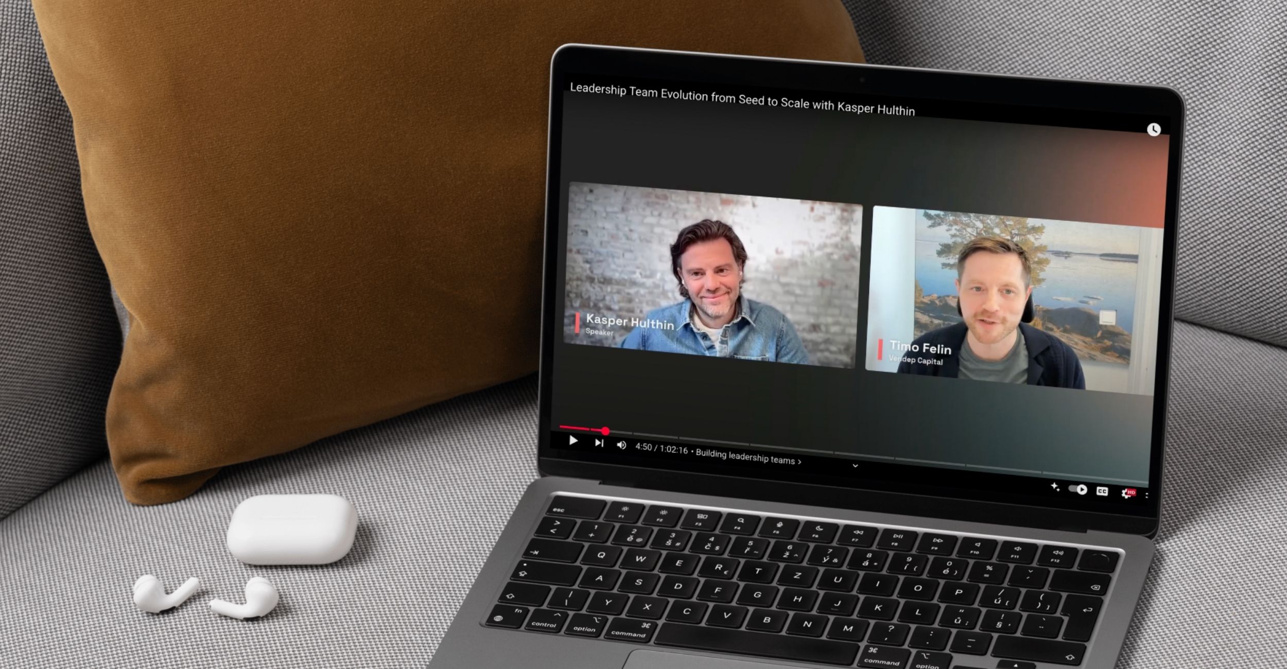 Leadership team evolution from seed to scale with Kasper Hulthin