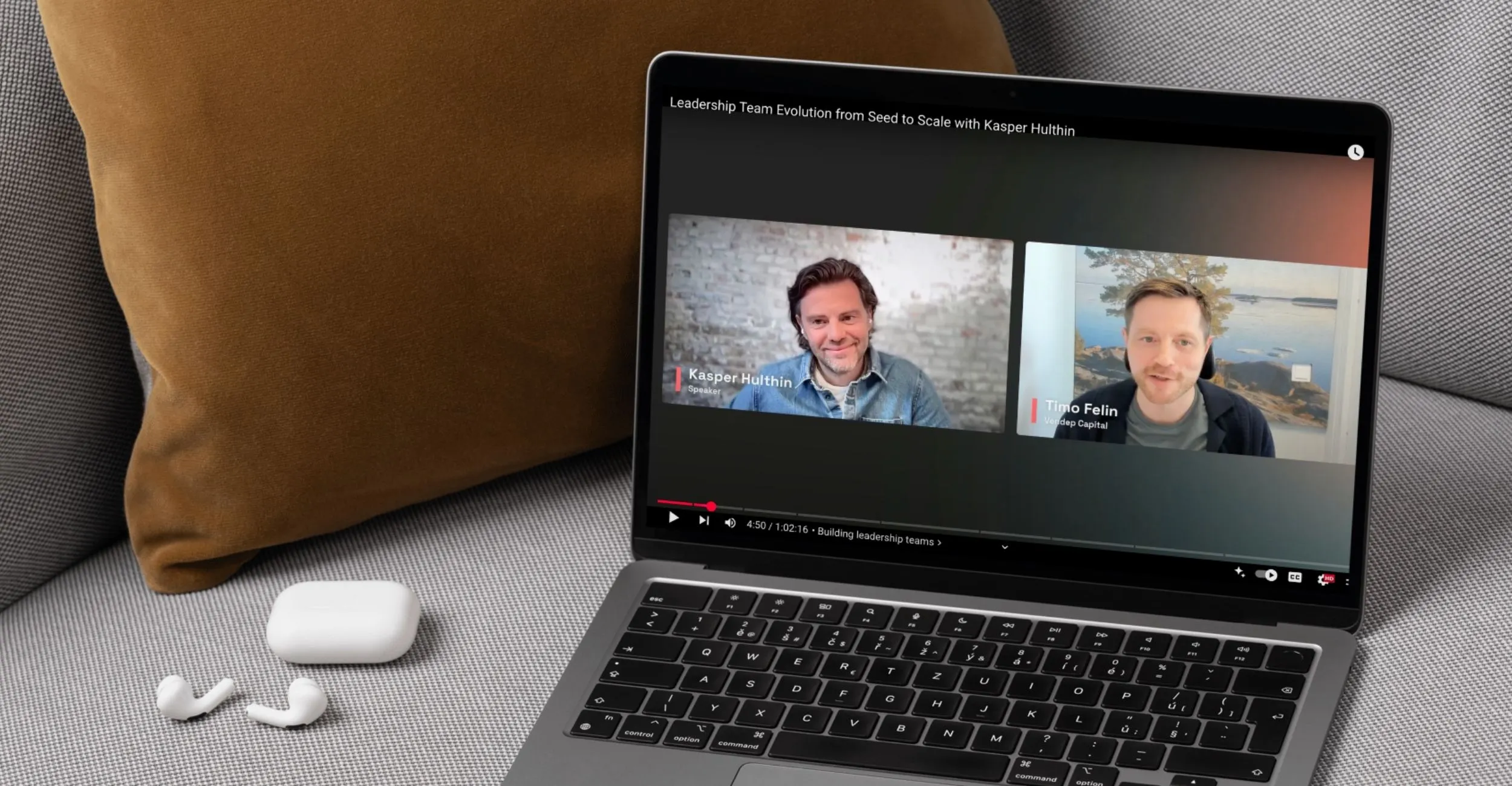 Leadership team evolution from seed to scale with Kasper Hulthin