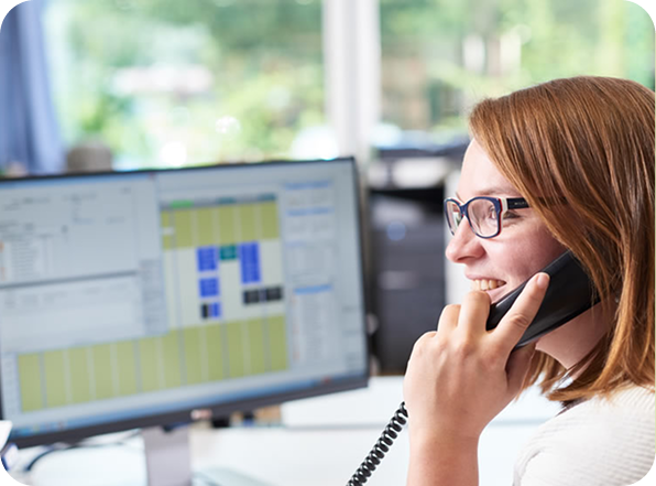 HTO Kundendienst Disponenten am Telefon