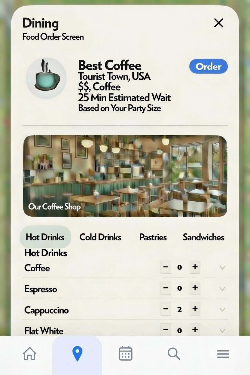 Wine cellar with rows of wooden barrels under arched ceiling and an offer to save 20% on a Wine Adventure and historic town excursion.