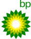 BP logo with green and yellow overlapping flower-like petals