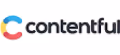 Contentful logo with colorful curved lines forming a stylized letter C
