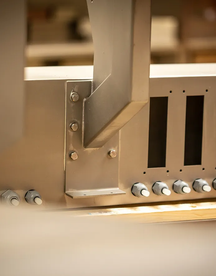 A close up of a machine.