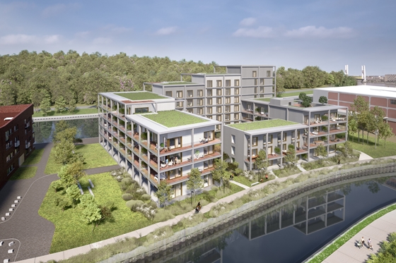 Waterzicht combineert geothermie en free cooling in residentiële omgeving