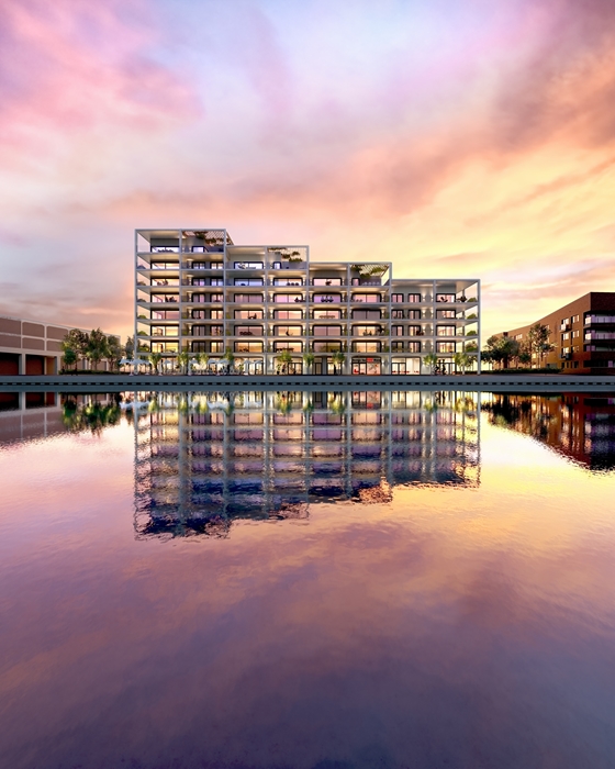 Duurzame appartementen, Waterzicht in Vilvoorde