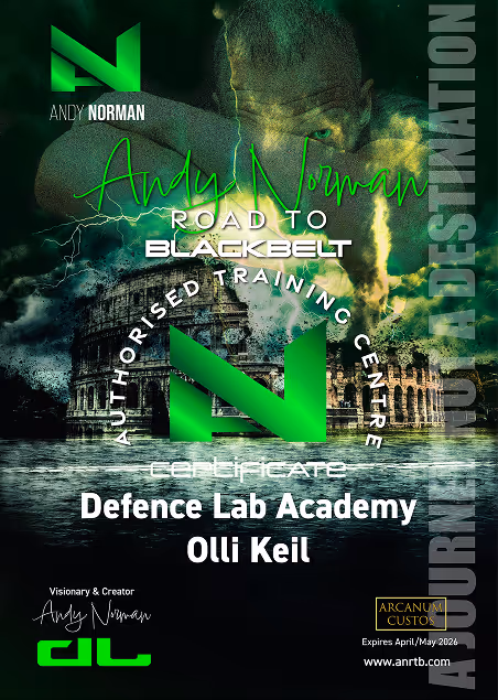 Zertifikat License Defence Lab Akademie