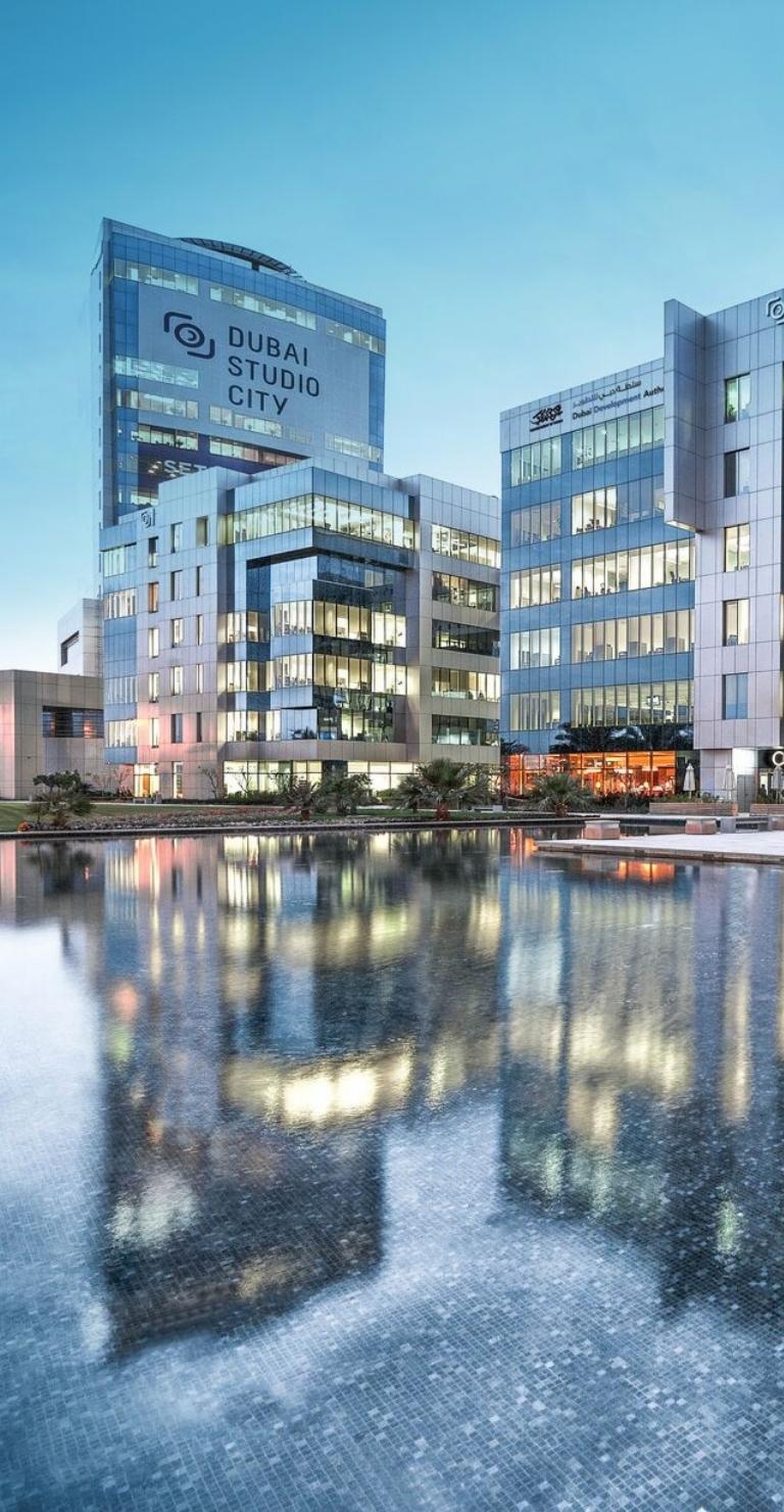 Evening view of Dubai Outsource City from afar Cinemena Returns with One-Day Acting Workshop