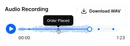 Birdbrains Audio Call UI