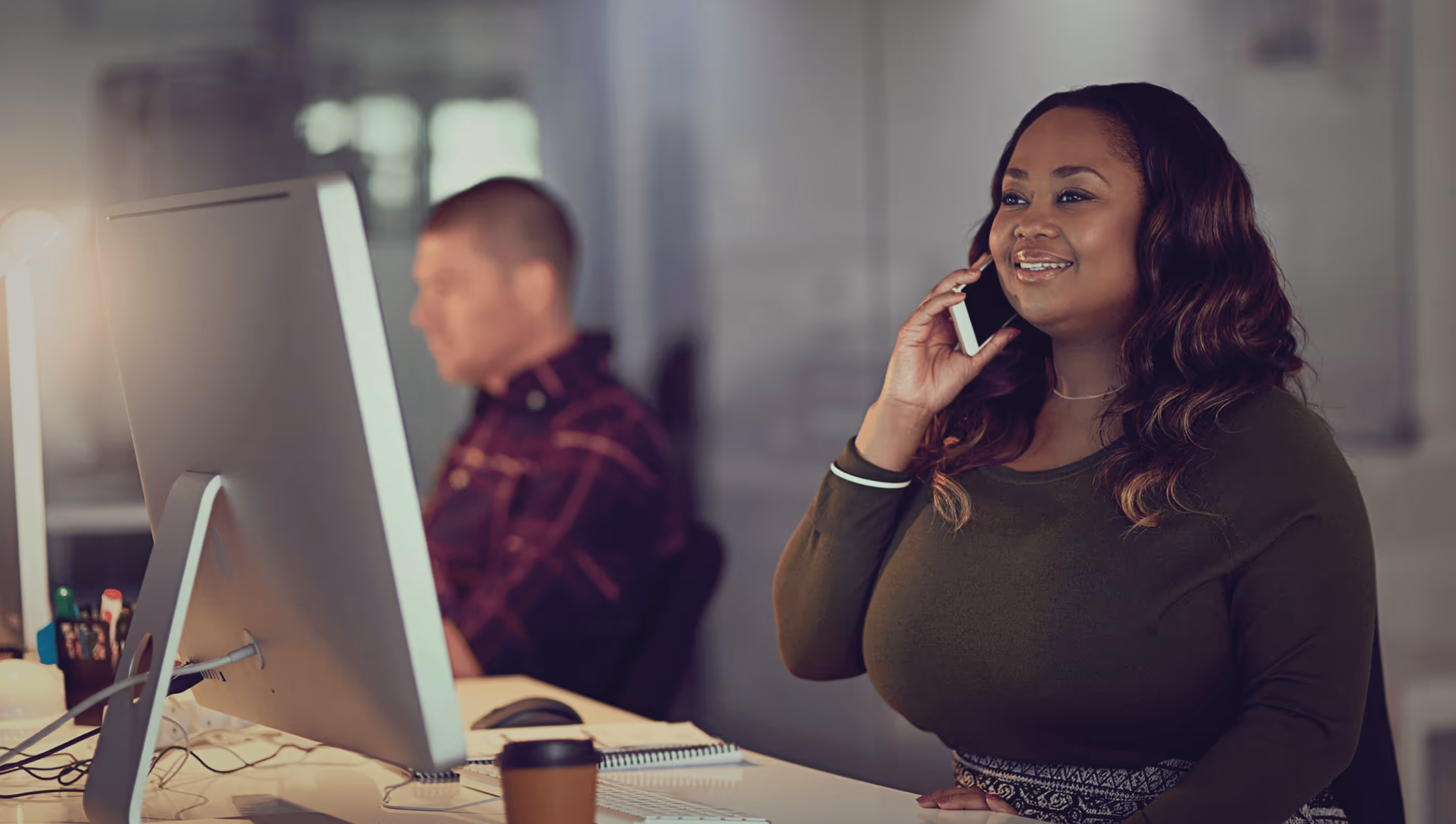 People being served in a reastaurant