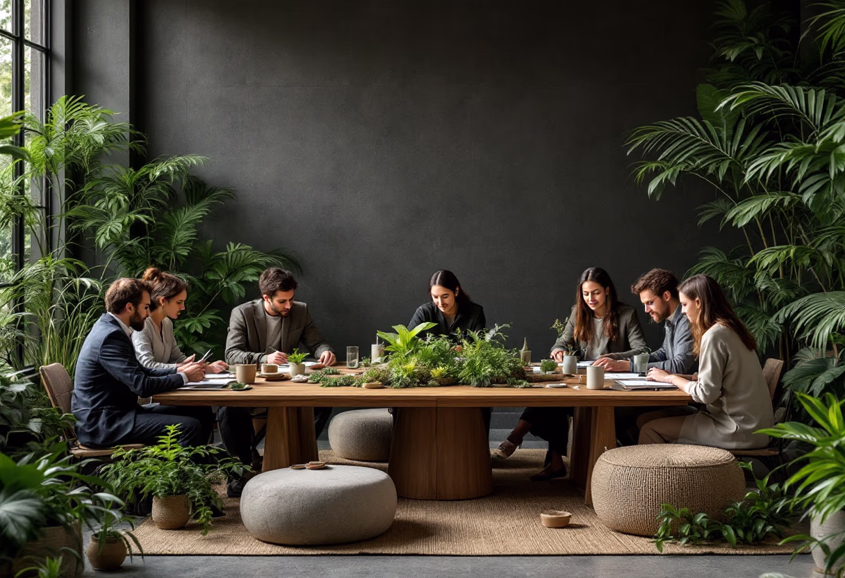 image of entrepreneur working at desk (for a fintech company)