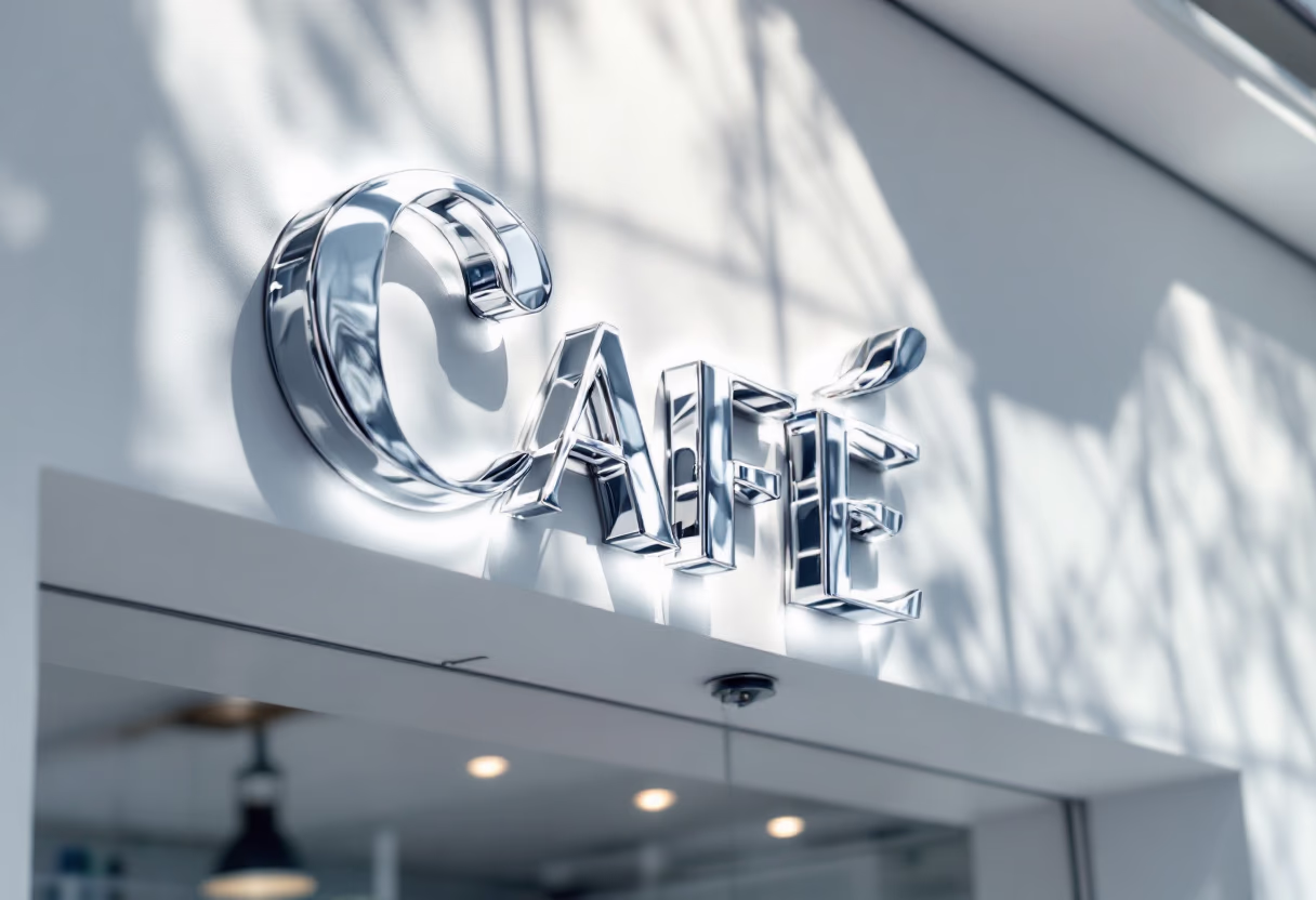 image of cafe sign