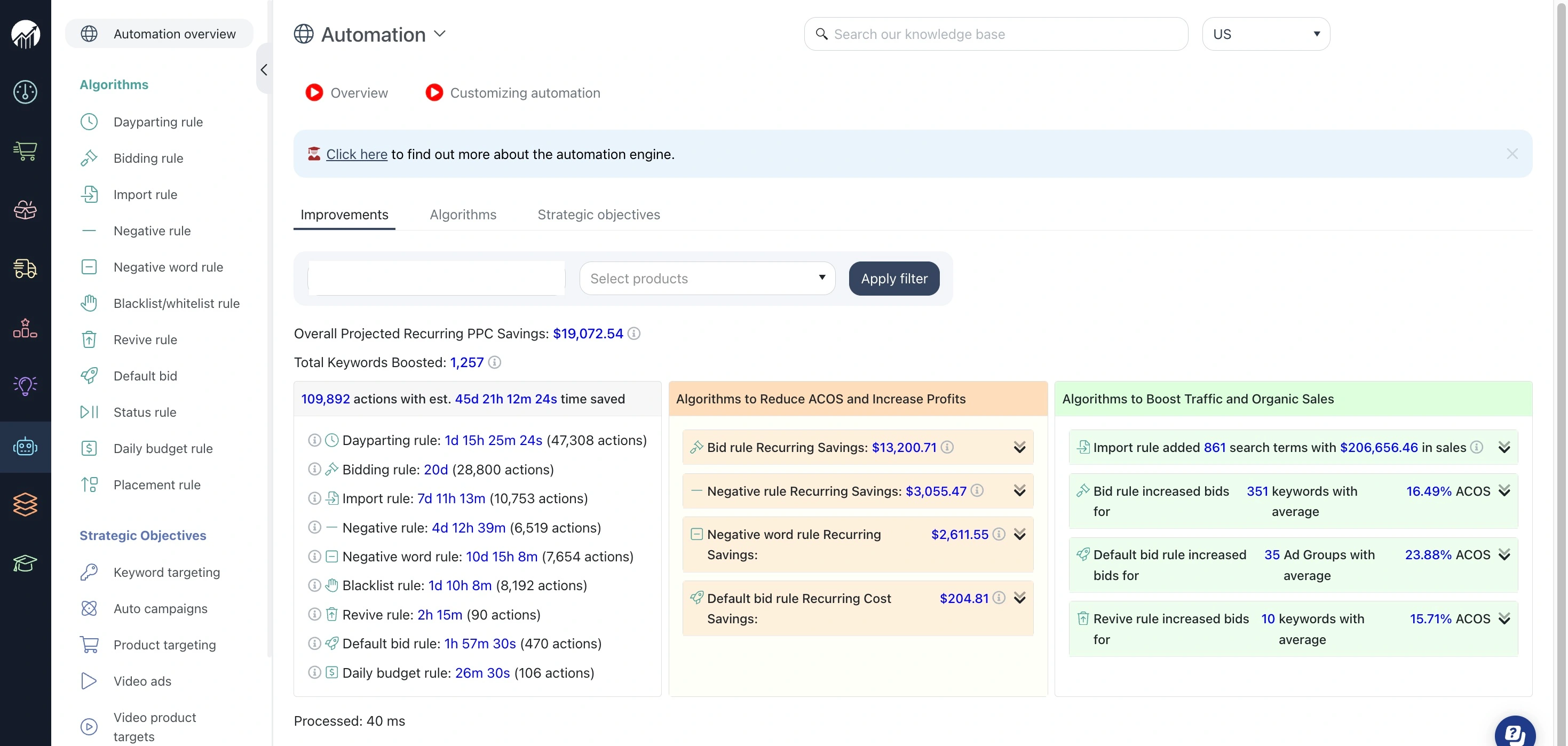 Campaign Automation in Scale Insights