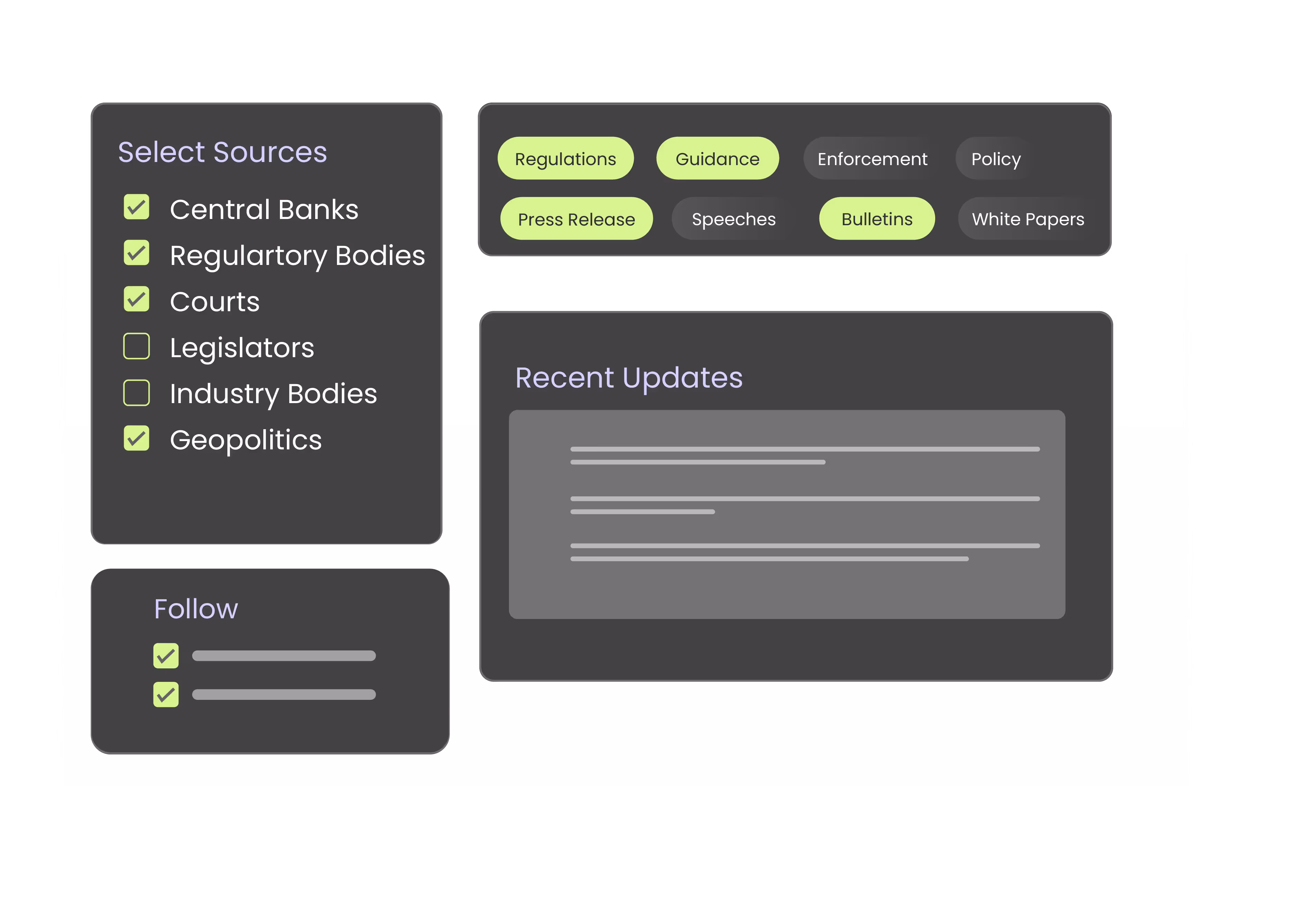 Comprehensive Customizable Visibility
