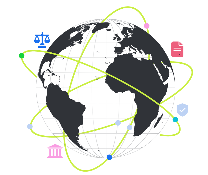 Green radar-style interface detecting multiple signals in real-time, symbolizing instant threat detection and automated security responses.