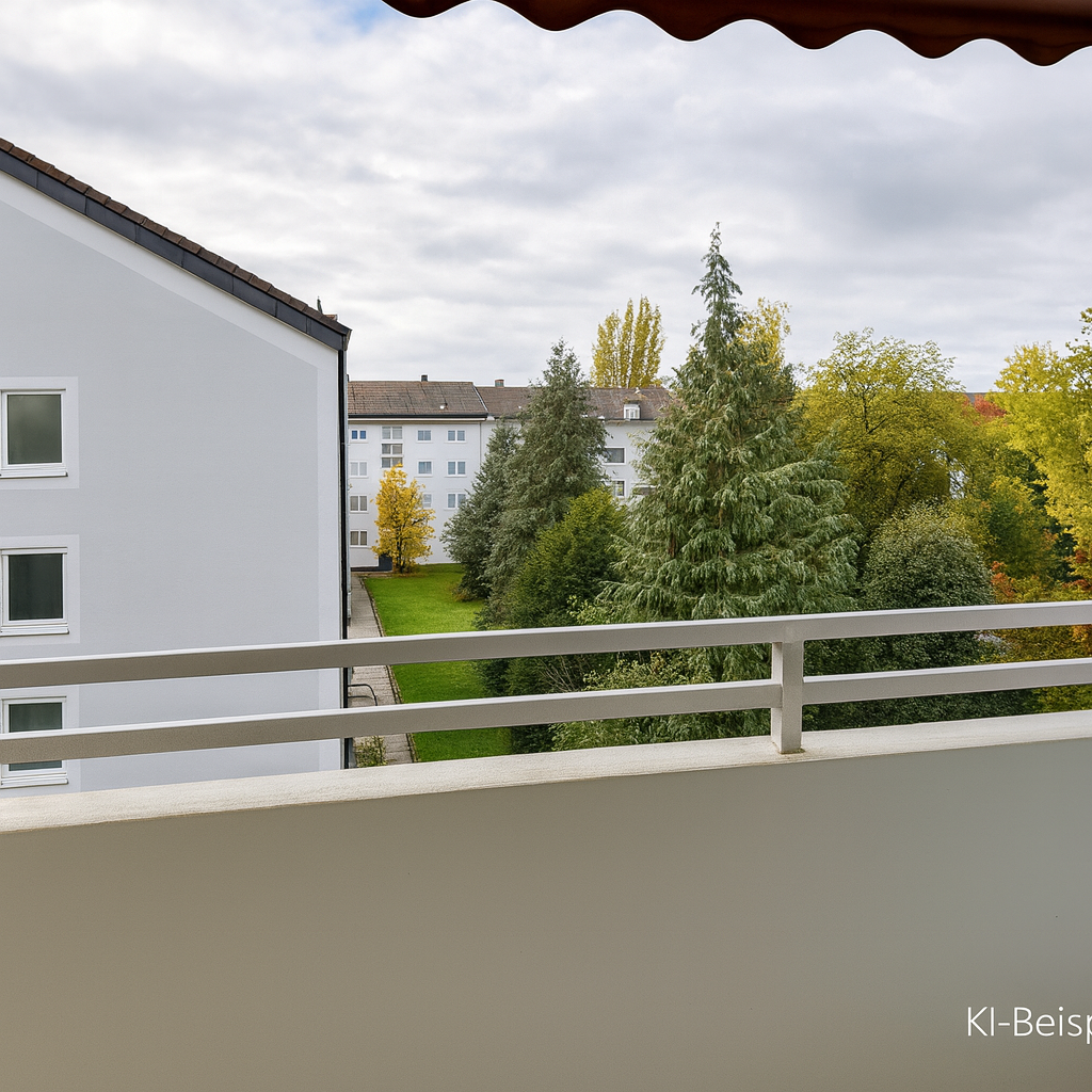 Helle 2-Zimmer-Wohnung mit Balkon in München-Moosach