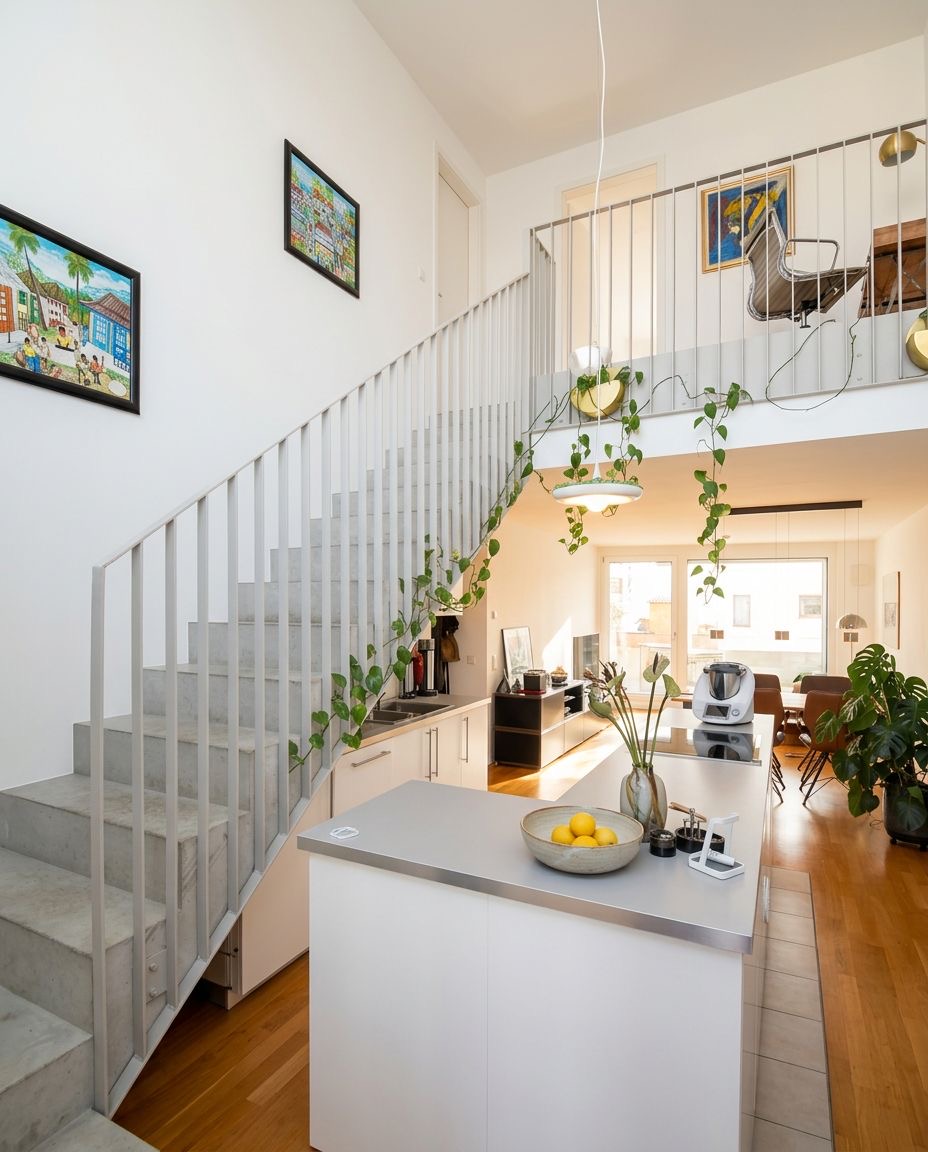 Moderne 3,5-Zimmer-Maisonette mit Galerie, Loggia und TG – Nähe Westpark