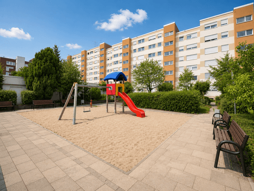 Attraktive 2-Zimmer-Wohnung mit Balkon, TG-Stellplatz & Schwimmbad