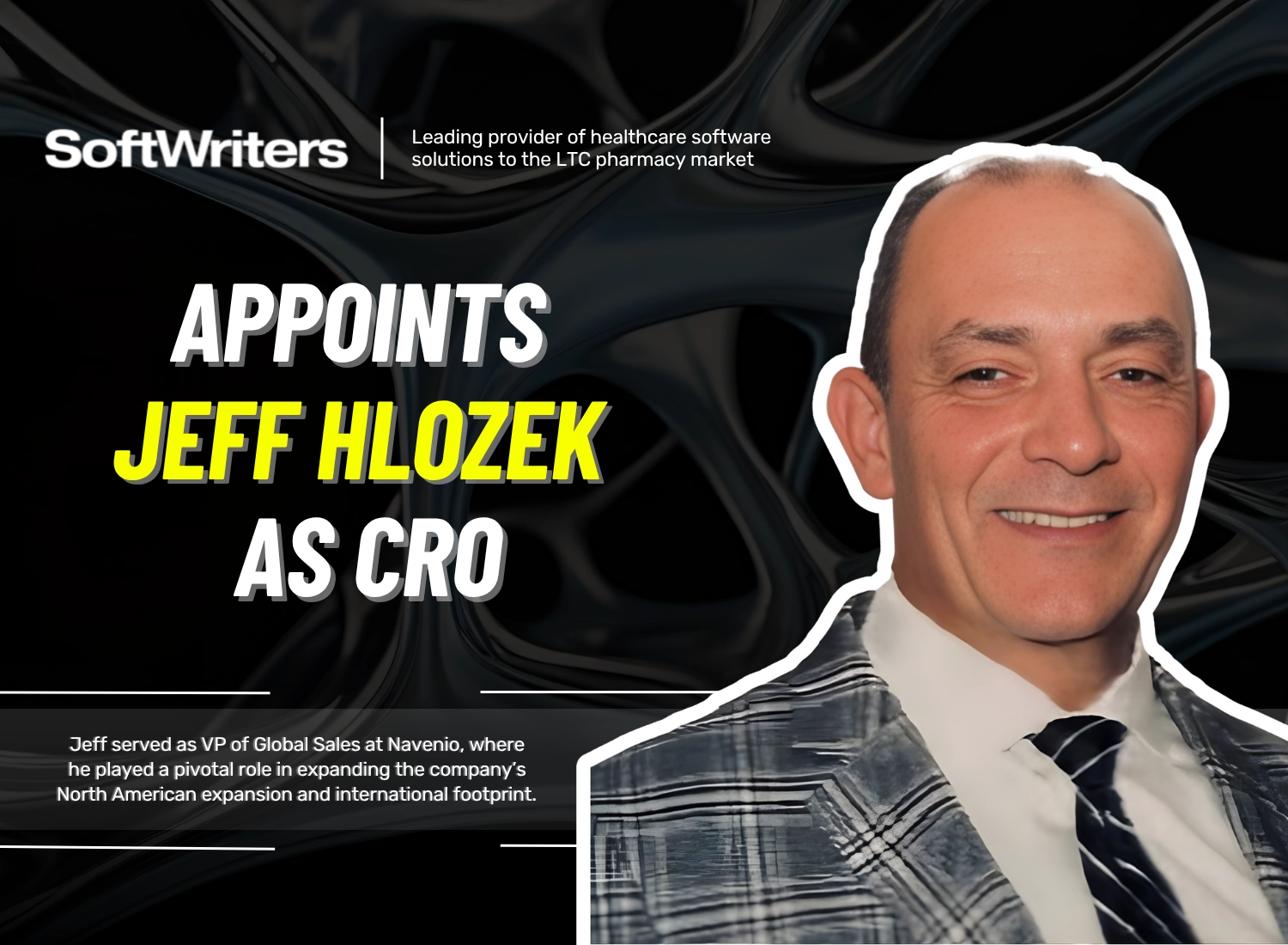 Jeff Hlozek Appointed CRO at SoftWriters
