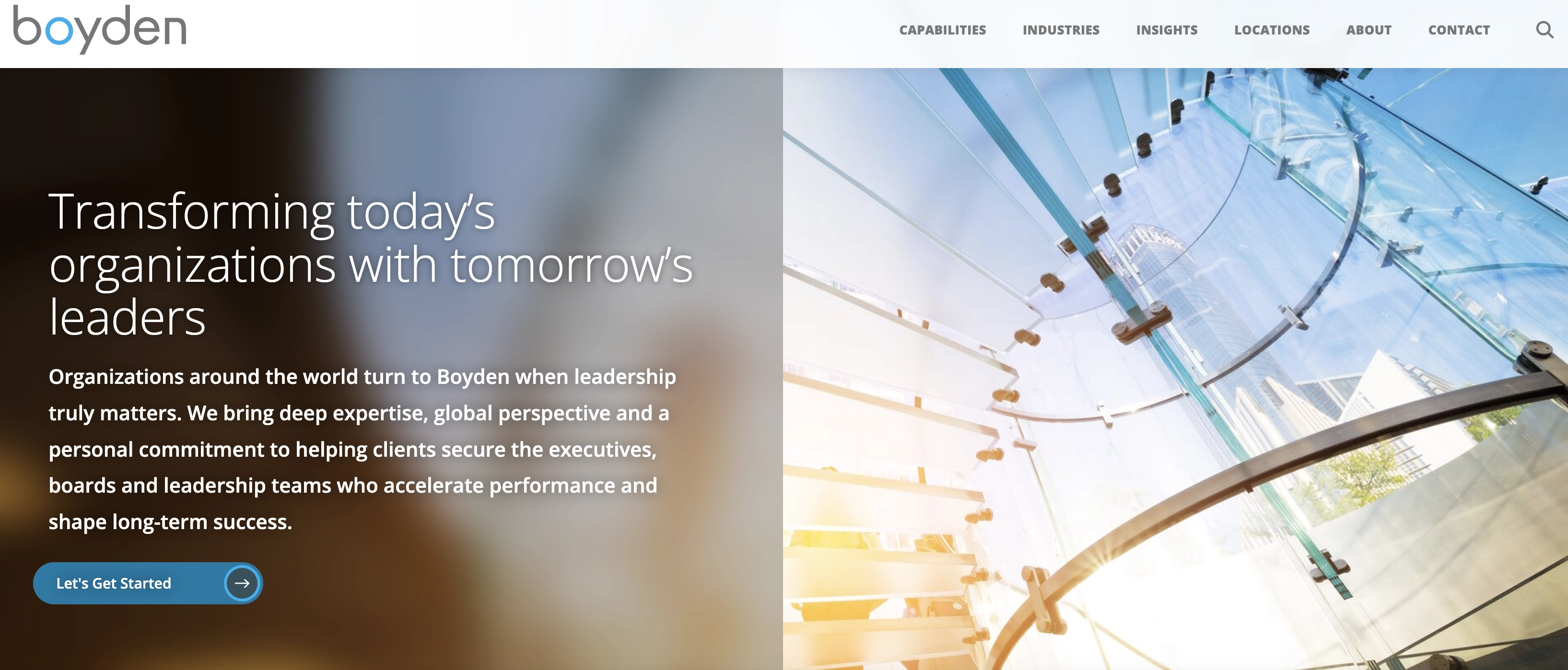 Boyden global executive search and leadership consulting website