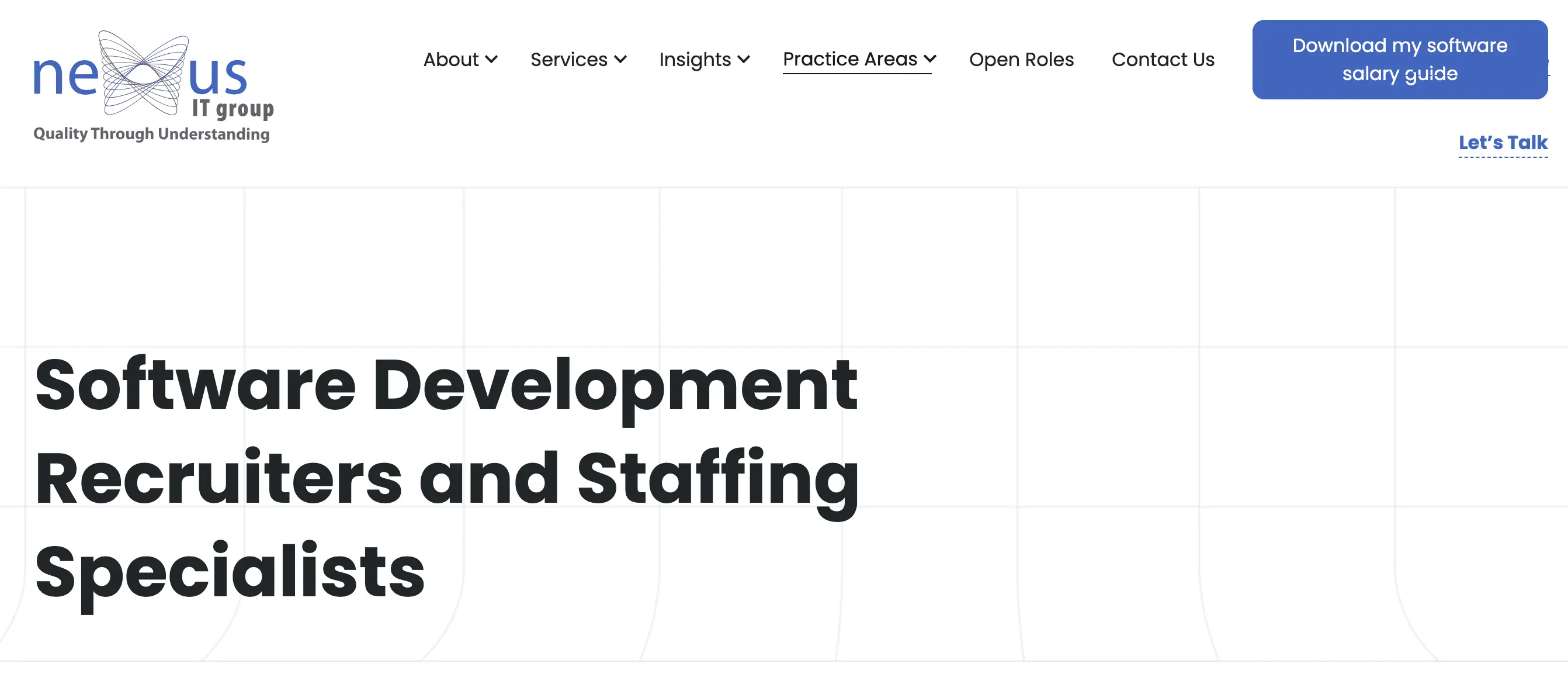 Nexus IT Group website screen