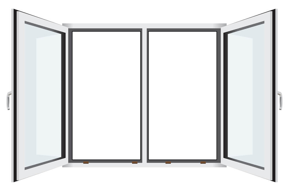 A digital representation of vinyl patio doors