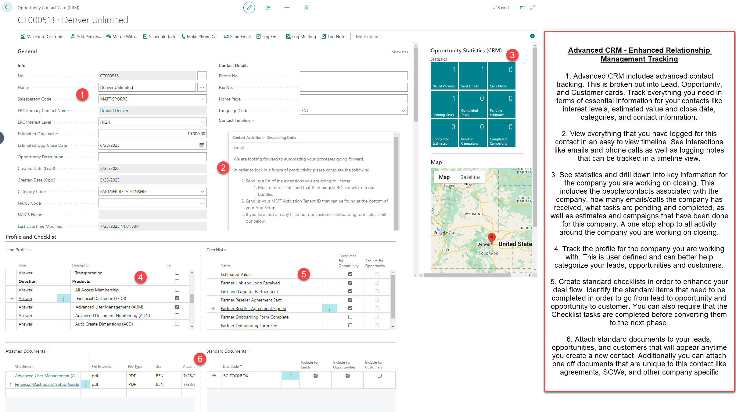 Advanced CRM Enhanced Contacts