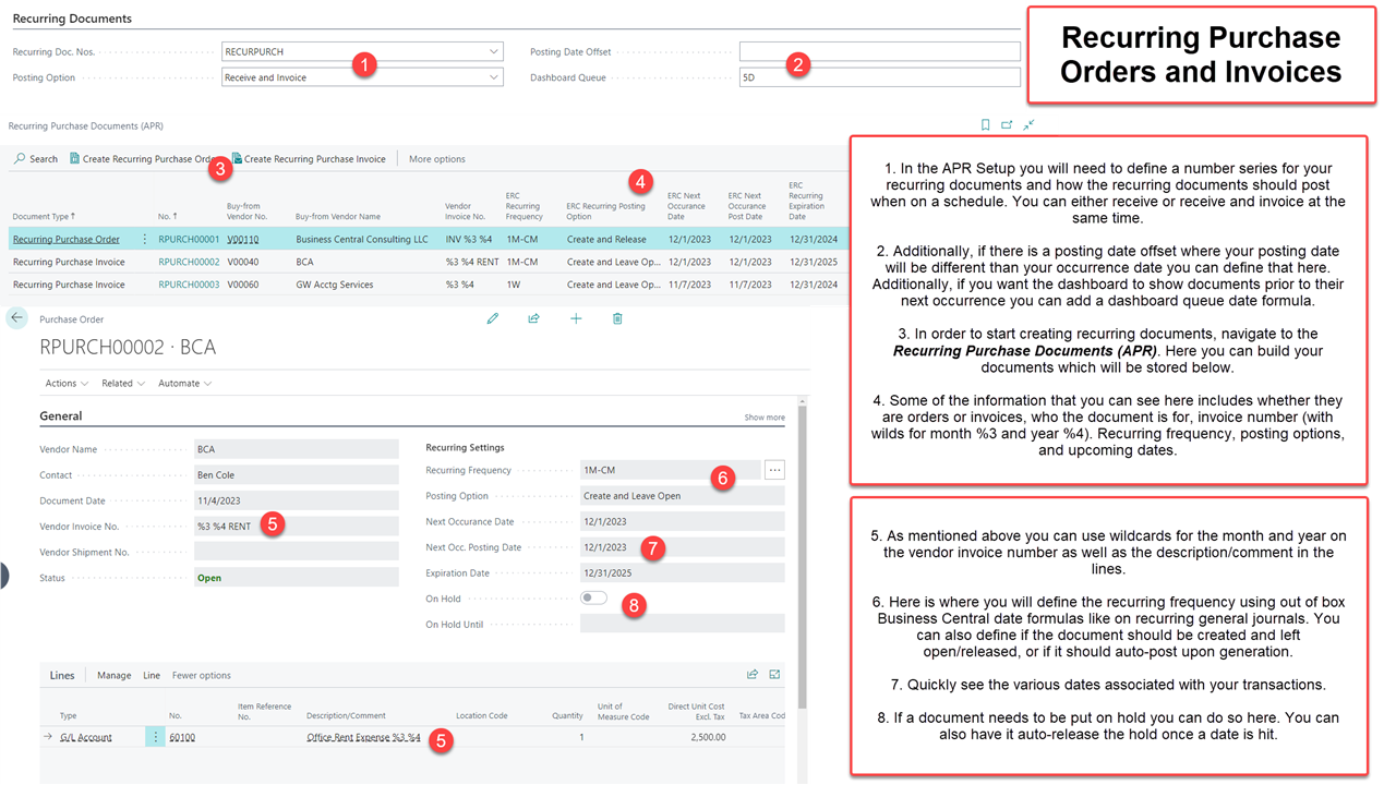 Advanced Purchasing - Recurring Purchase Orders and Invoices - ERP Connect Consulting