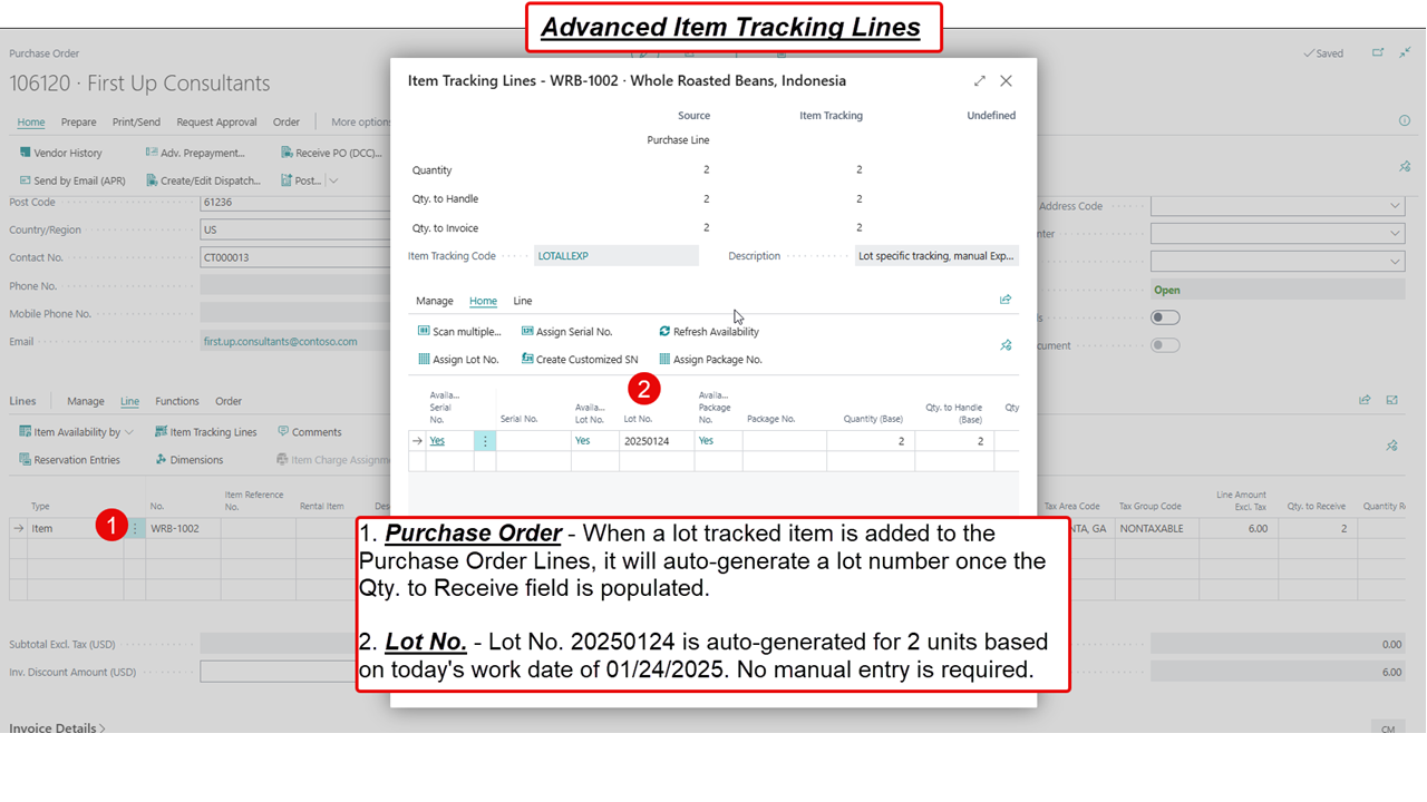 Advanced Item Tracking