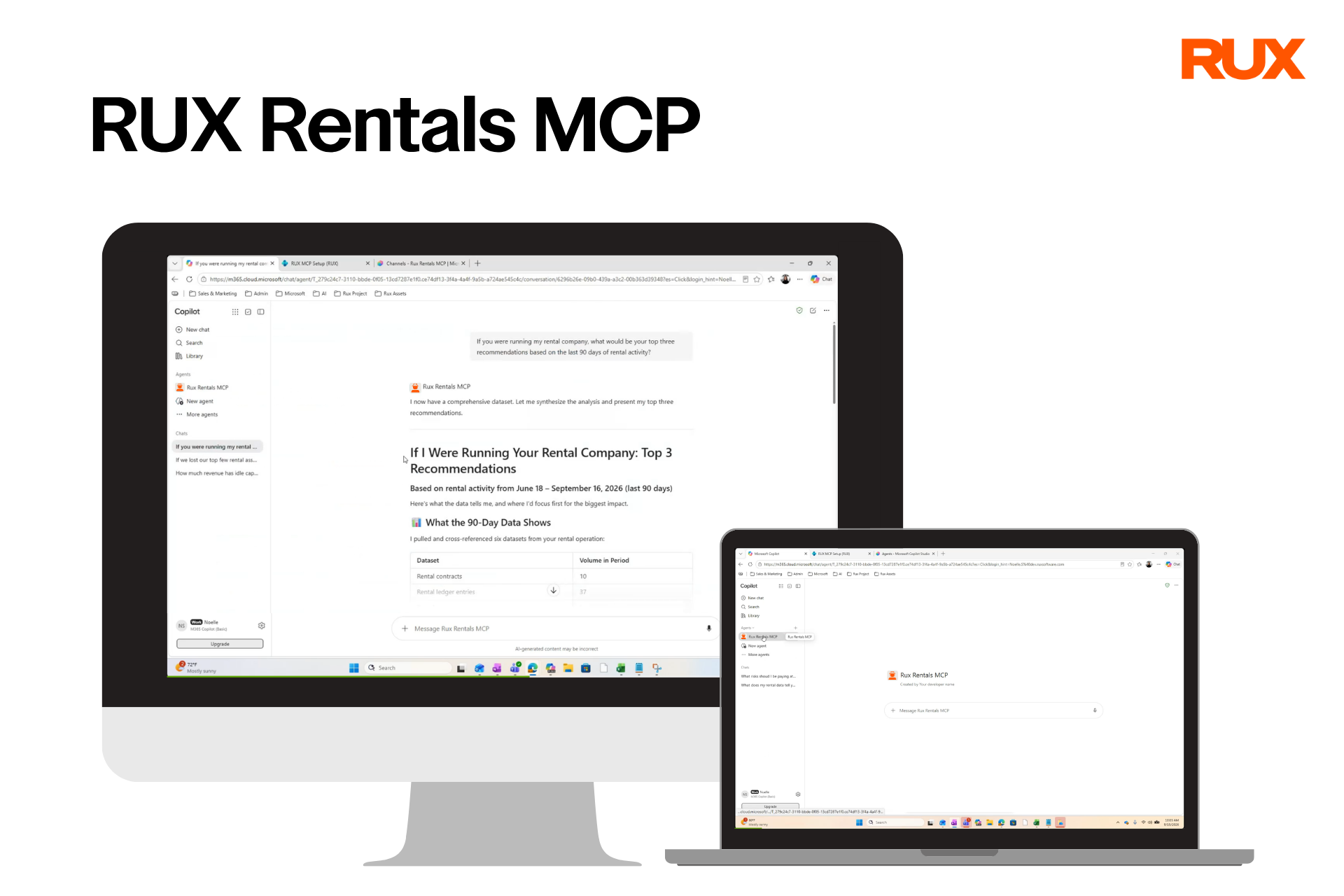 RUX Software Launches AI Agents and MCP for Equipment Rental Industry, First in Microsoft Business Central Channel