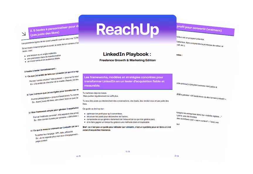 LinkedIn Playbook ReachUp