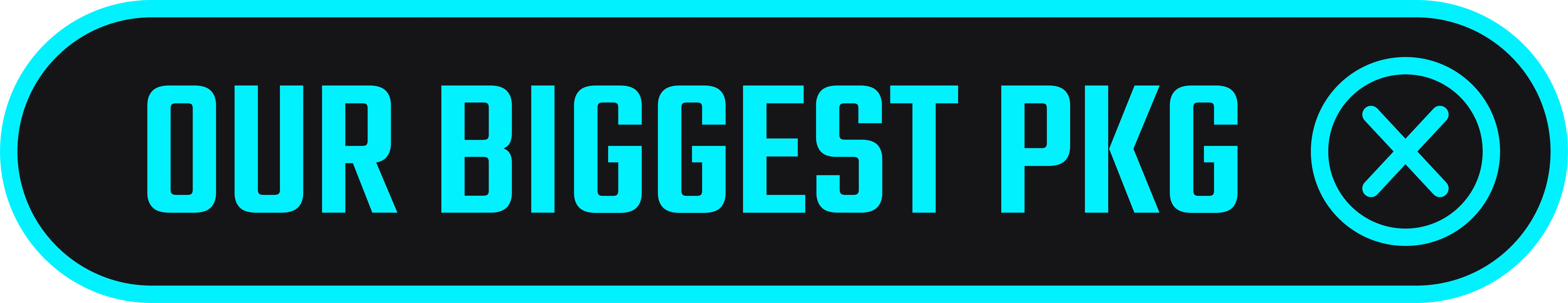 A graphic of a popup that reads "our biggest package."