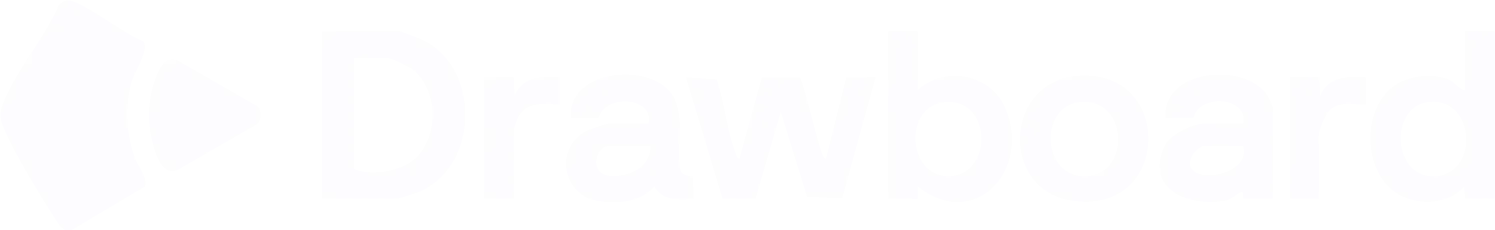 Drawboard logo in white.