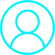 An icon showing a person in a circle.