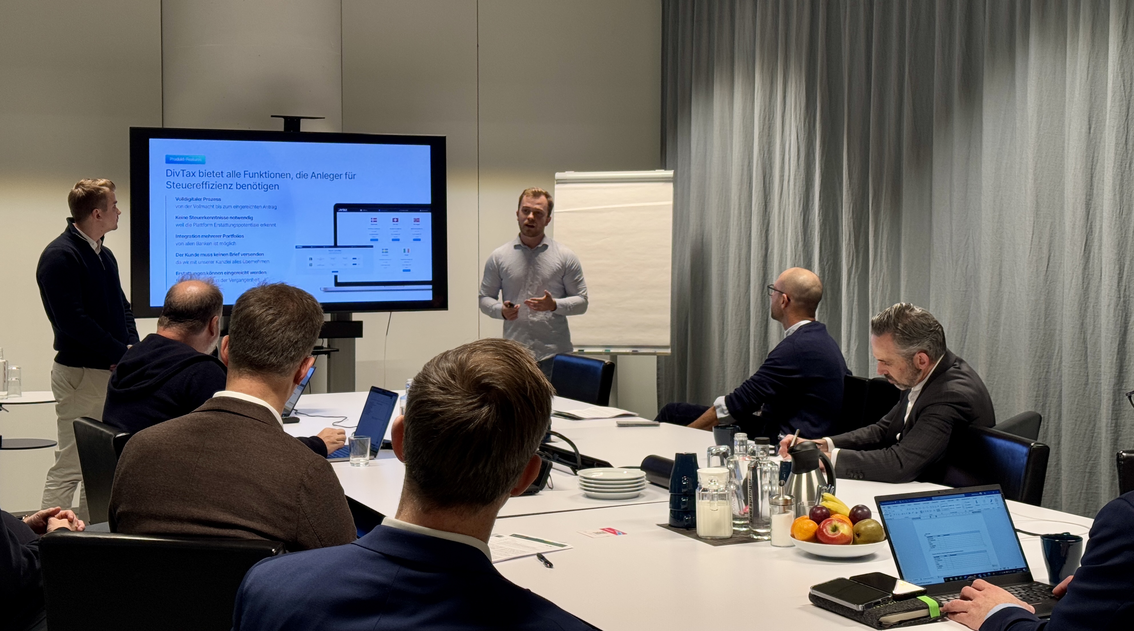 DivTax-Pitch vor dem Berliner Expertengremium