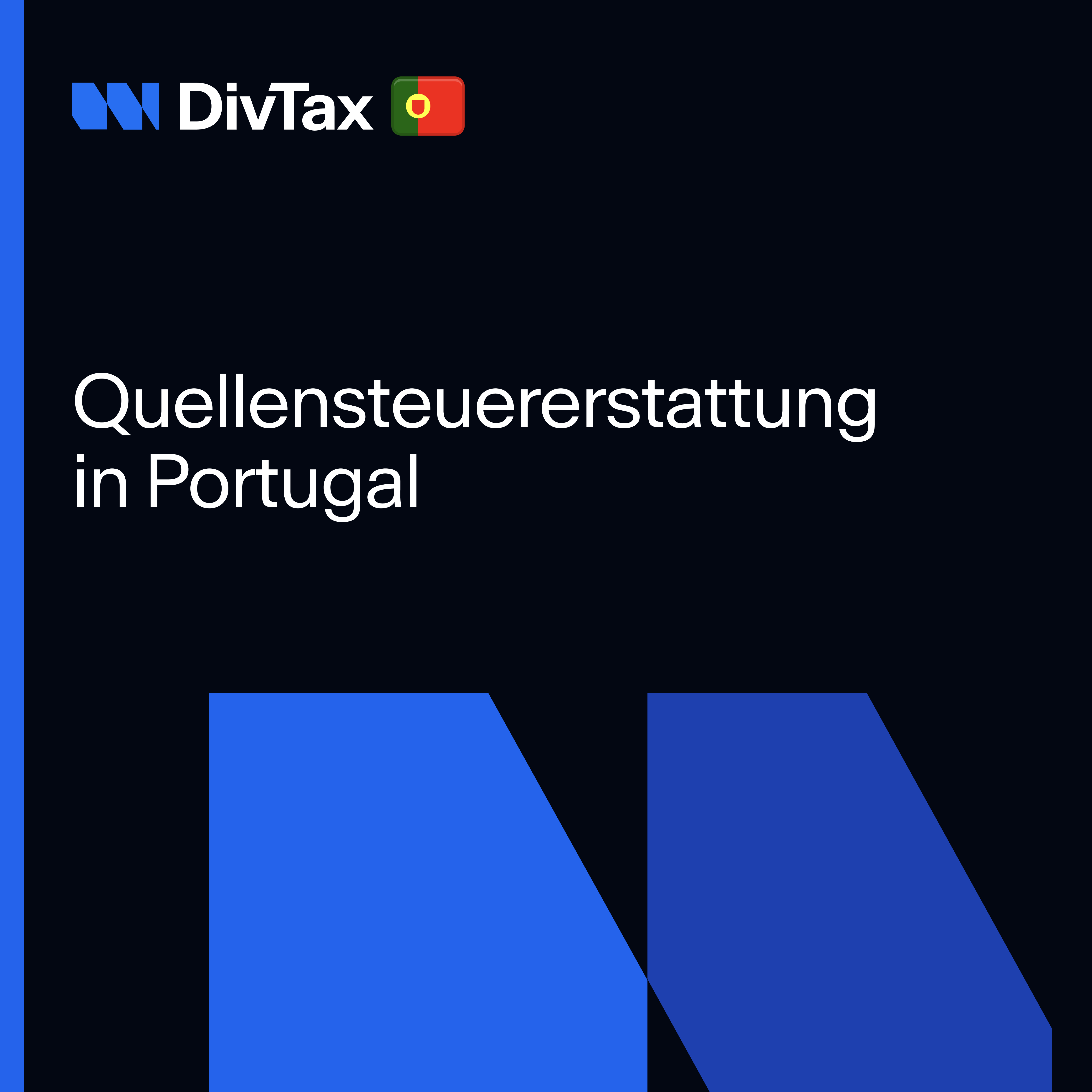 Du investierst in portugiesische Dividendenaktien? Dann zahlst du vermutlich zu viel Quellensteuer. Erfahre, wie du dir 20 % der Steuer zurückholen kannst – schnell, digital und ohne Papierkram mit DivTax. 