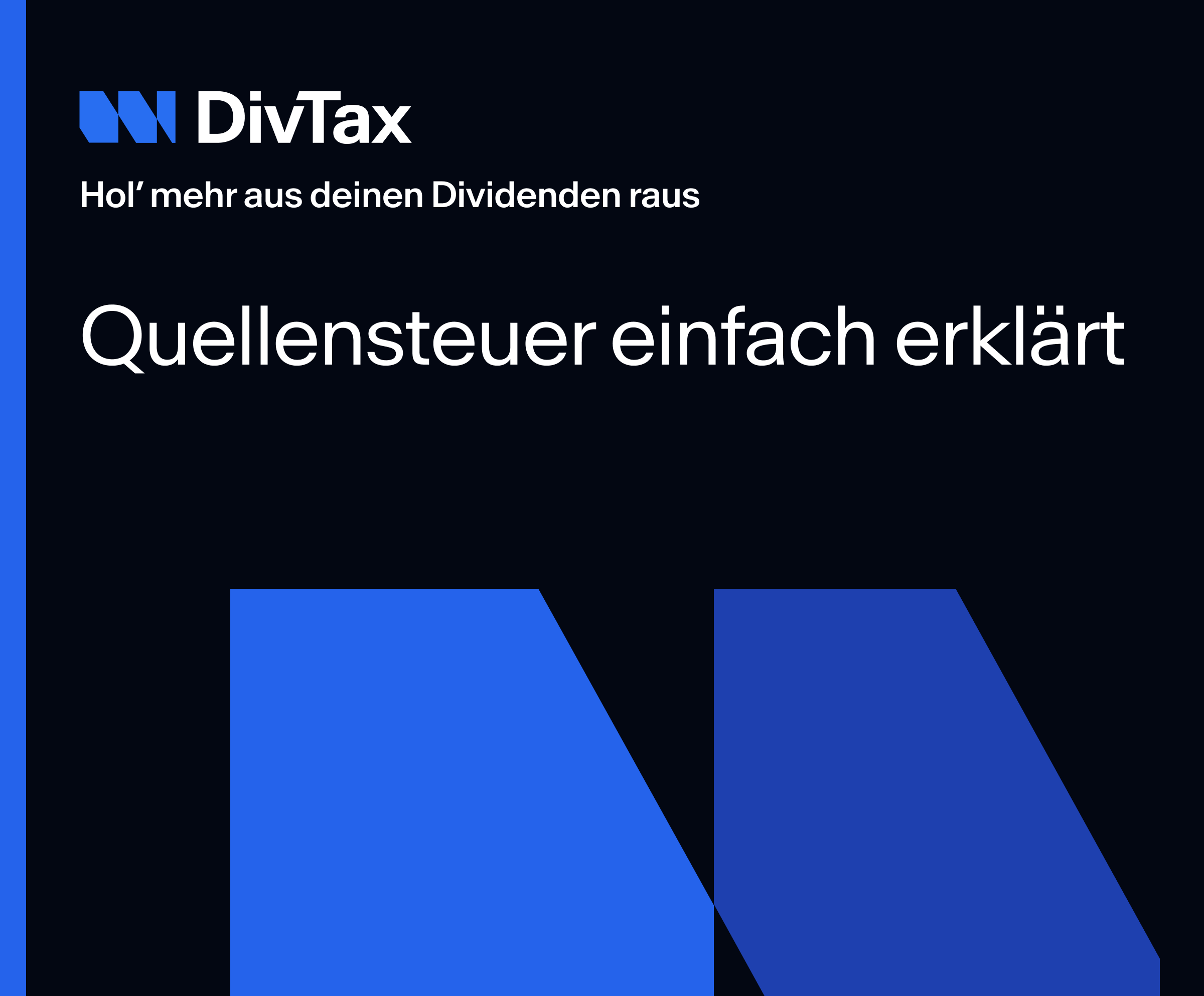 Was ist Quellensteuer, warum zahlen Anleger zu viel — und wie bekommt man sie zurück? Unser Artikel erklärt alles: von DBA bis Erstattungsantrag.