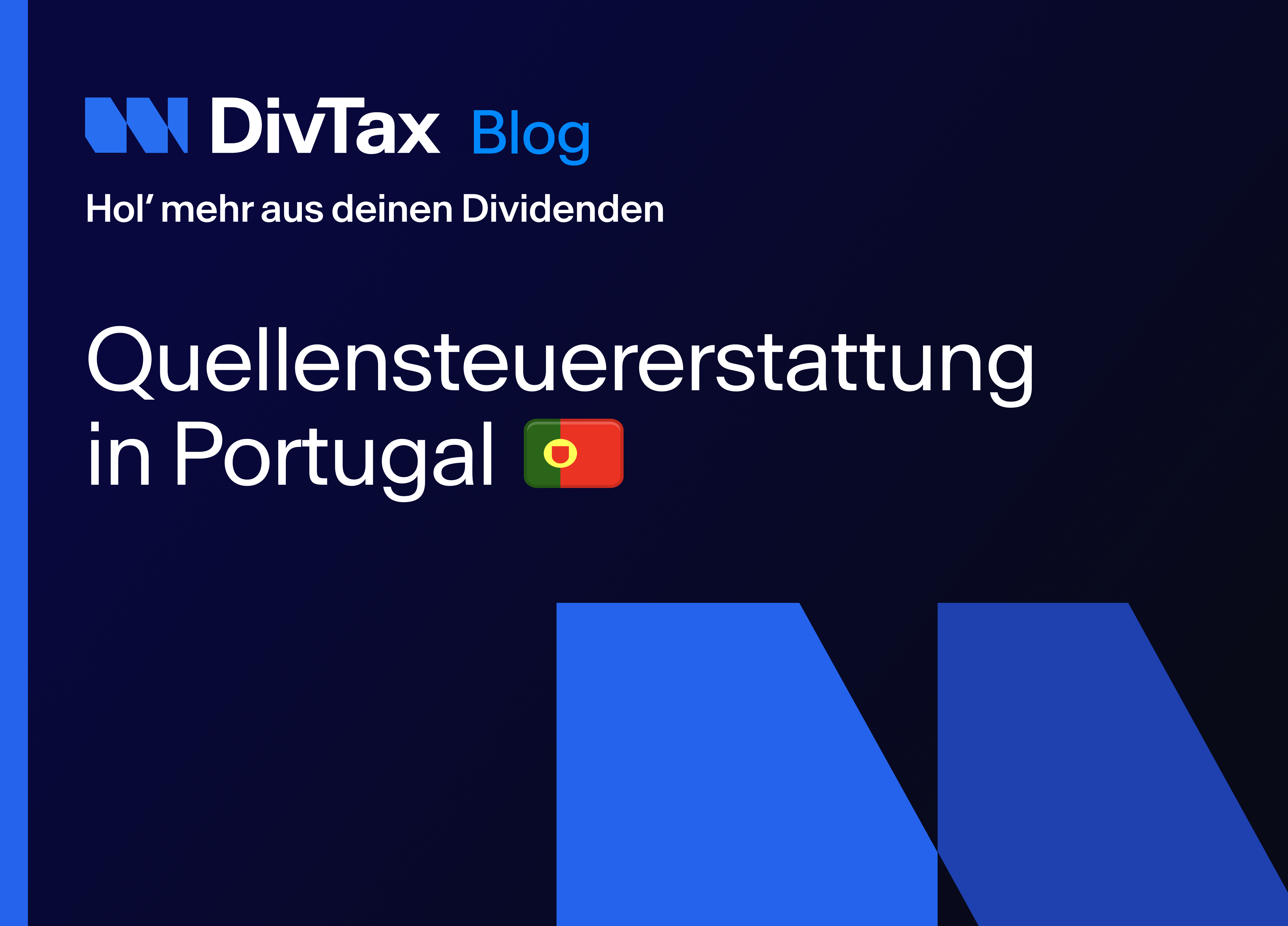 Deutsche Anleger, die in portugiesische Aktien investieren, zahlen bis zu 35% Quellensteuer. Die gute Nachricht: Bis zu 20% kannst du dir zurückholen. Der Guide zeigt, wie – manuell oder digital mit DivTax.