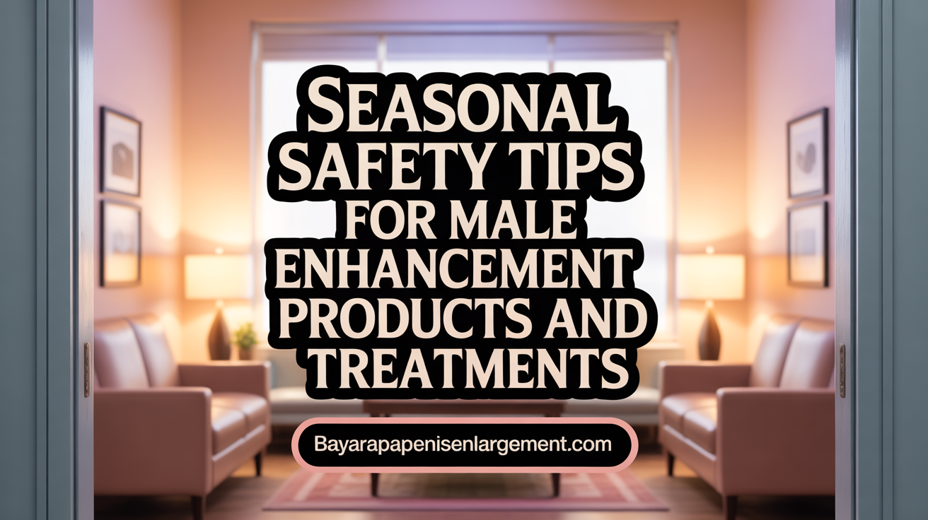 Seasonal Safety Tips for Male Enhancement Products and Treatments