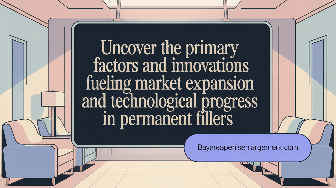Uncover the primary factors and innovations fueling market expansion and technological progress in permanent fillers.