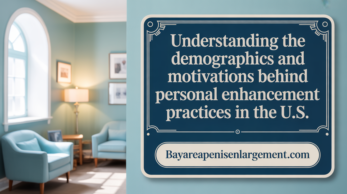 Understanding the Demographics and Motivations Behind Penis Enlargement in the U.S.