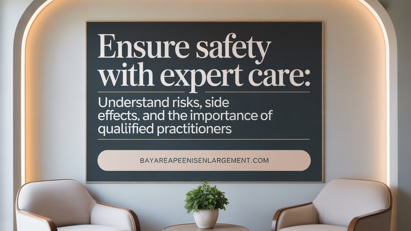 Ensure safety with expert care: Understand risks, side effects, and the importance of qualified practitioners.