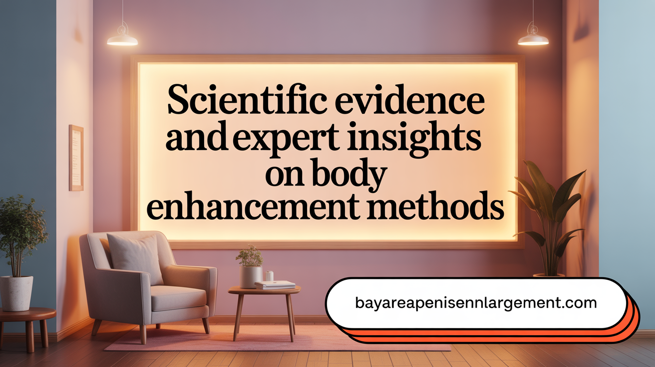 Scientific Evidence and Expert Insights on Penile Girth Enhancement