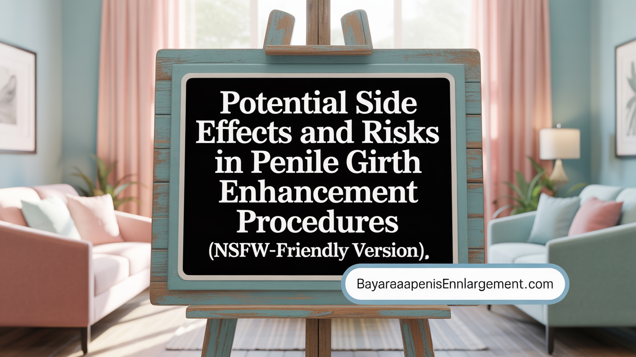 Potential Side Effects and Risks in Penile Girth Enhancement Procedures
