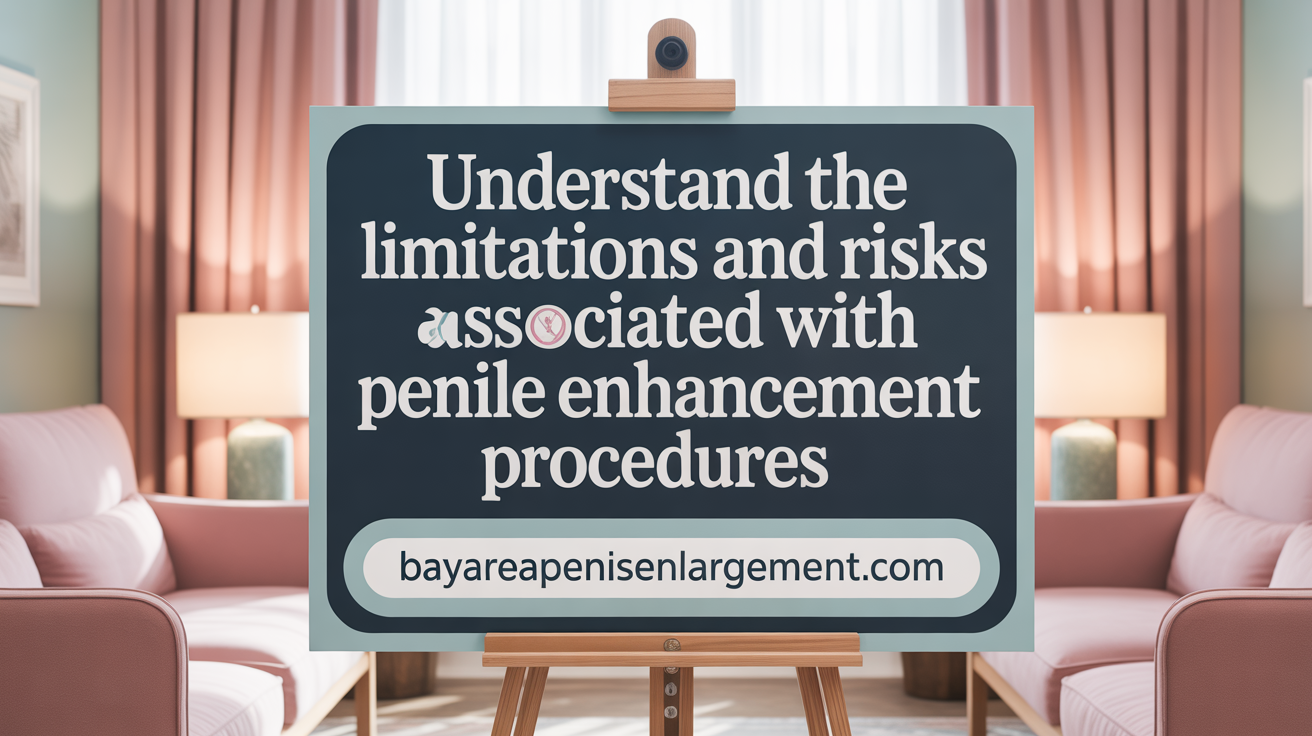 Understand the limitations and risks associated with surgical penis lengthening.