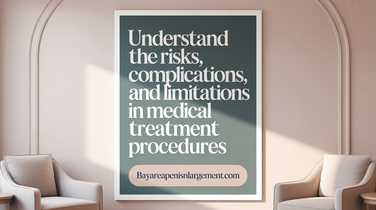 Understand the Risks, Complications, and Limitations in Penis Enlargement Treatments