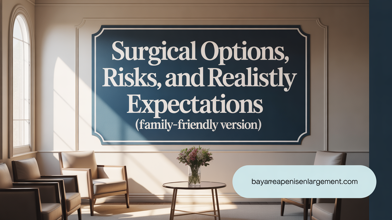Surgical Options, Risks, and Realistic Expectations